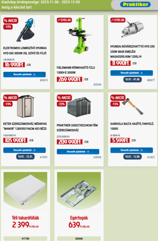 praktiker - Praktiker akciós újság, érvényes 11.06. - 12.08. - page: 6