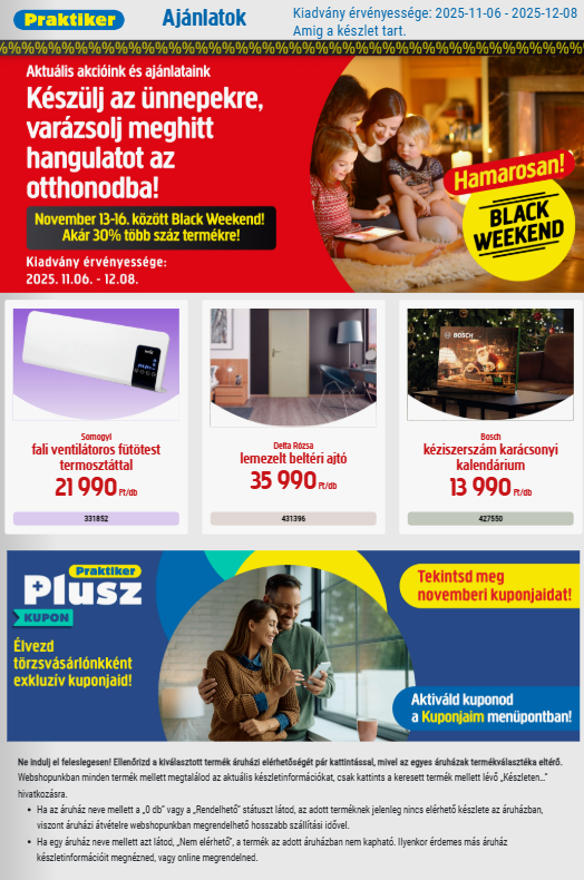 praktiker - Praktiker akciós újság, érvényes 11.06. - 12.08.