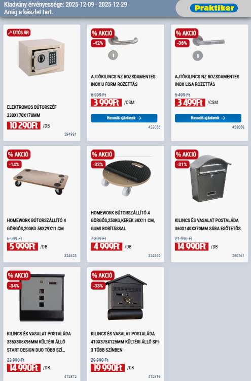 praktiker - Praktiker akciós újság, érvényes 12.09. - 12.29. - page: 18