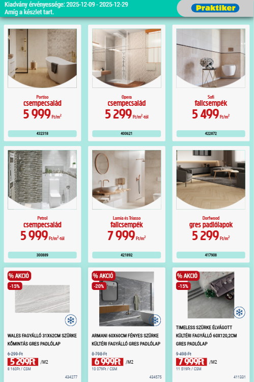 praktiker - Praktiker akciós újság, érvényes 12.09. - 12.29. - page: 5