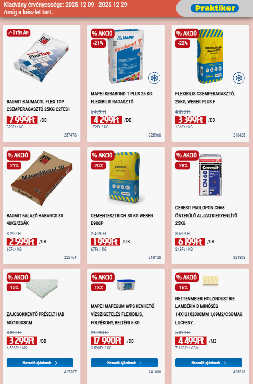 praktiker - Praktiker akciós újság, érvényes 12.09. - 12.29. - page: 7