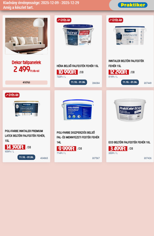 praktiker - Praktiker akciós újság, érvényes 12.09. - 12.29. - page: 14