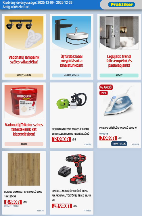 praktiker - Praktiker akciós újság, érvényes 12.09. - 12.29. - page: 16