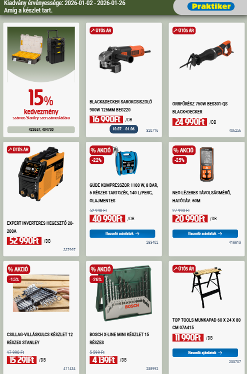 praktiker - Praktiker akciós újság, érvényes 01.02. - 01.26. - page: 11
