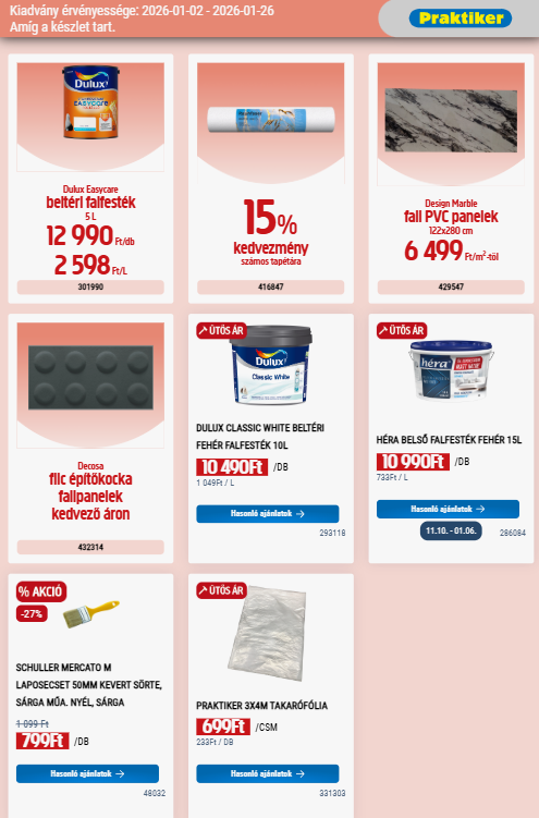 praktiker - Praktiker akciós újság, érvényes 01.02. - 01.26. - page: 14