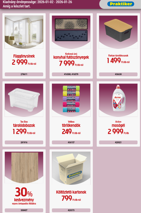 praktiker - Praktiker akciós újság, érvényes 01.02. - 01.26. - page: 6