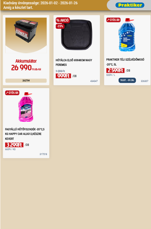 praktiker - Praktiker akciós újság, érvényes 01.02. - 01.26. - page: 18