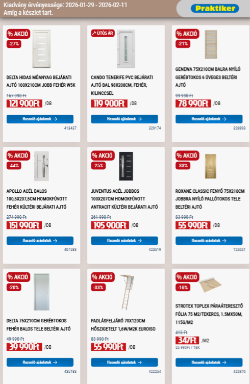 praktiker - Praktiker akciós újság, érvényes 2026.01.29. - 2026.02.11. - page: 11