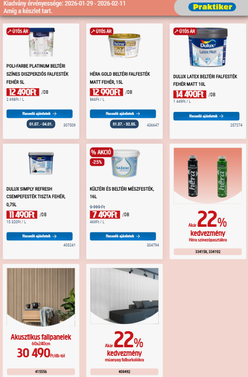 praktiker - Praktiker akciós újság, érvényes 2026.01.29. - 2026.02.11. - page: 7