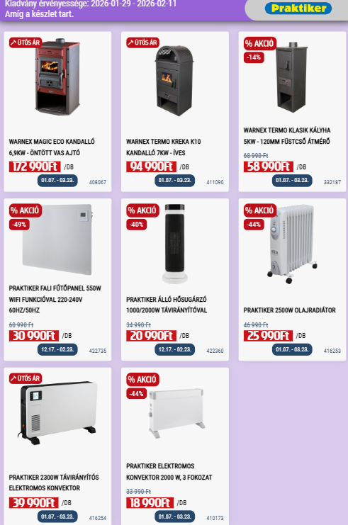 praktiker - Praktiker akciós újság, érvényes 2026.01.29. - 2026.02.11. - page: 4