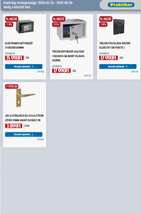 praktiker - Praktiker akciós újság, érvényes 2026.02.26. - 2026.03.30. - page: 18