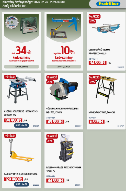 praktiker - Praktiker akciós újság, érvényes 2026.02.26. - 2026.03.30. - page: 11