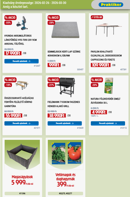 praktiker - Praktiker akciós újság, érvényes 2026.02.26. - 2026.03.30. - page: 6