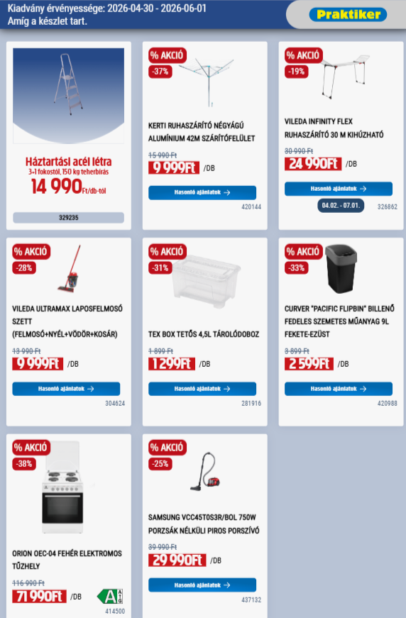 praktiker - Aktuális Praktiker szórólap érvényes csütörtöktől 2026.04.30.-től hétfőtől 2026.06.01.-ig - page: 16