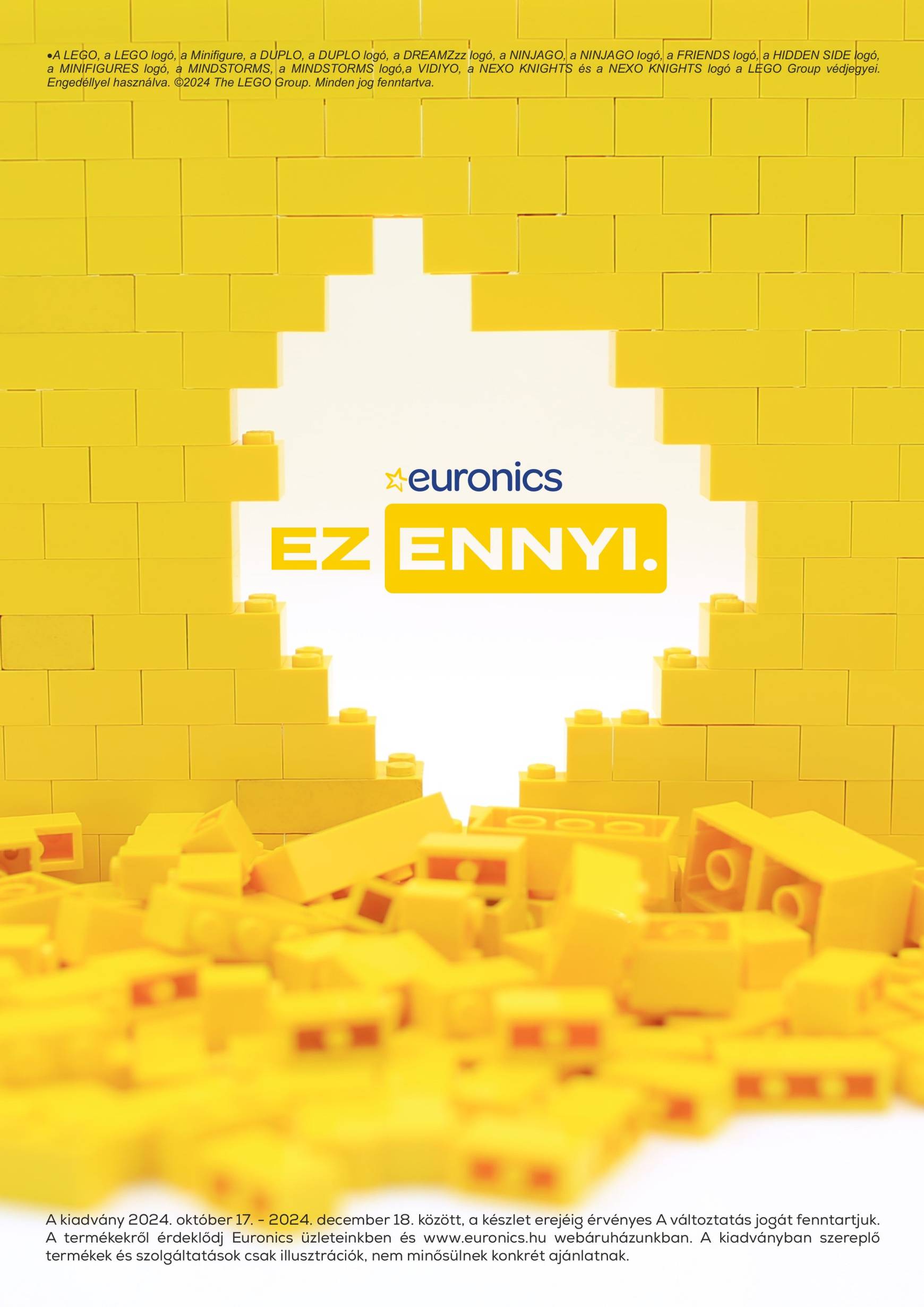 euronics - Euronics - Lego akciós újság, érvényes 10.17. - 12.18. - page: 11