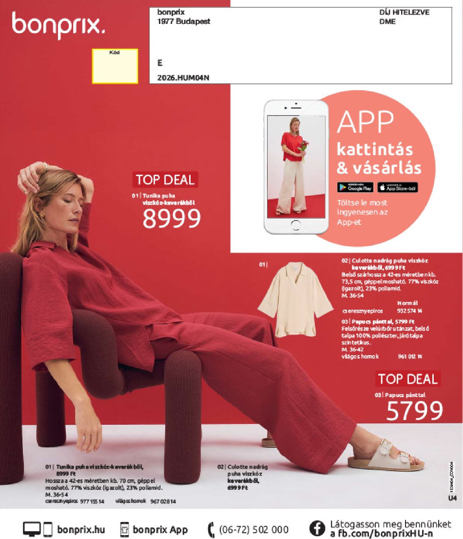 bonprix - Bonprix - Csupa piros akciós újság, érvényes 2026.03.30. - 2026.04.27. - page: 100
