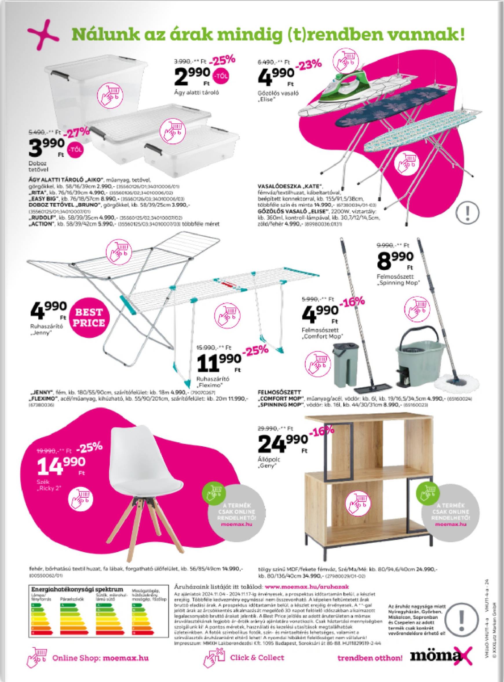 momax - Mömax akciós újság, érvényes 11.04. - 11.17. - page: 24