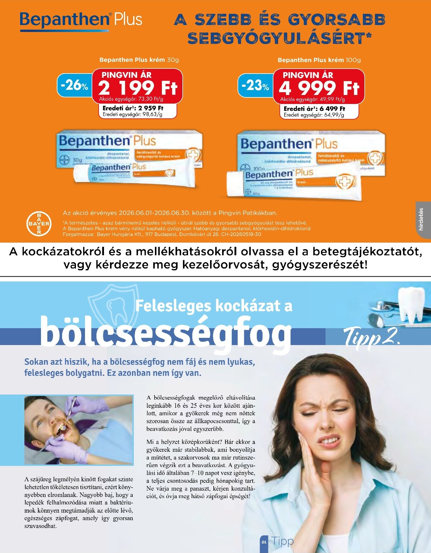 pingvin-patika - Aktuális Pingvin Patika - Magazin szórólap érvényes hétfőtől 2026.06.01.-től keddtől 2026.06.30.-ig - page: 21
