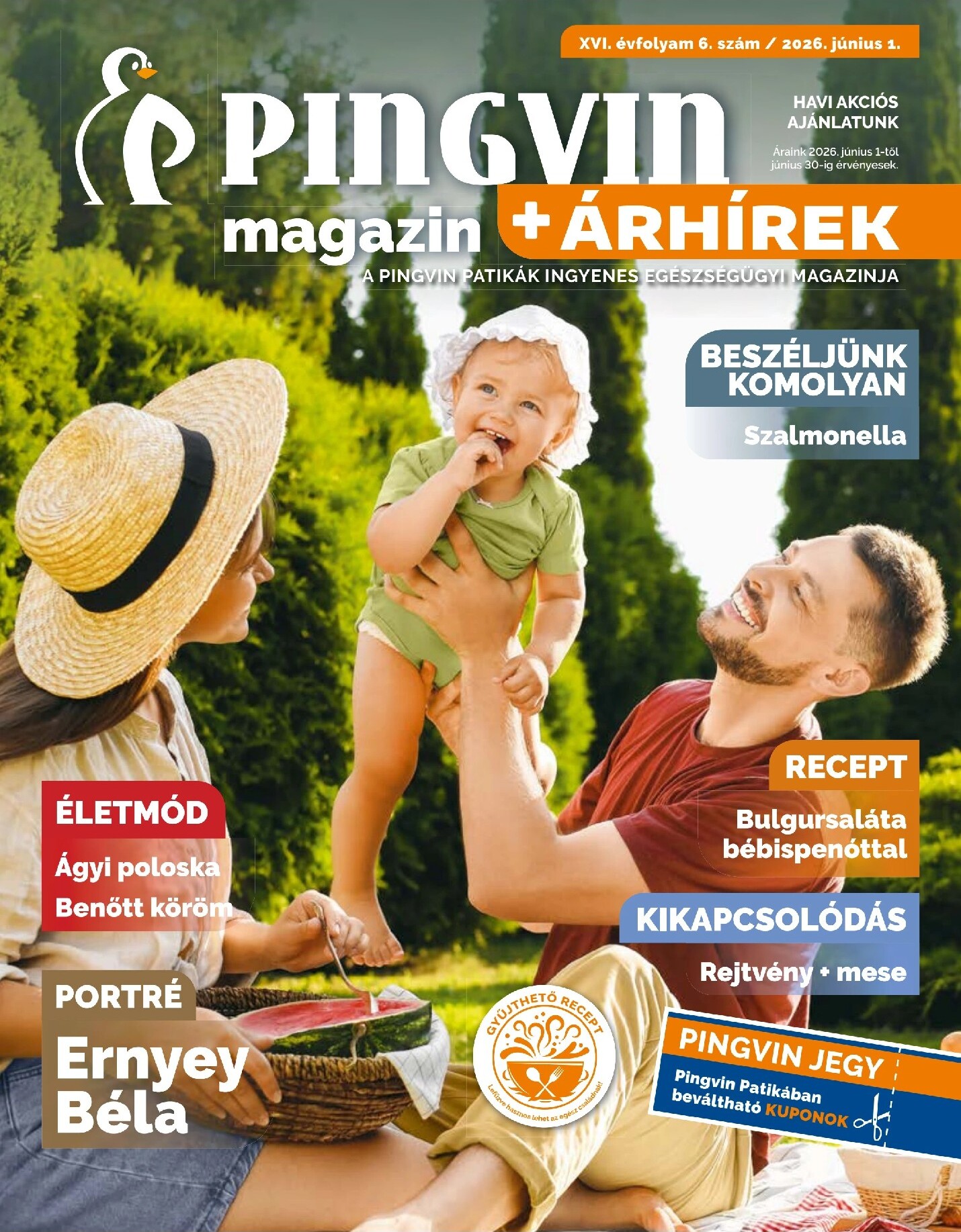 pingvin-patika - Aktuális Pingvin Patika - Magazin szórólap érvényes hétfőtől 2026.06.01.-től keddtől 2026.06.30.-ig - page: 1