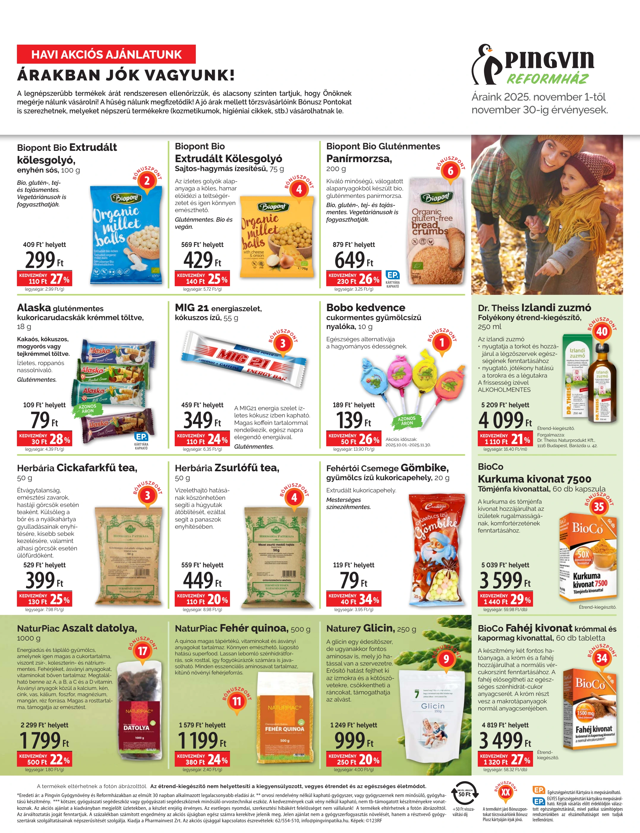 pingvin-patika - Pingvin Patika - Reformház Árhírek akciós újság, érvényes 11.01. - 11.30. - page: 3