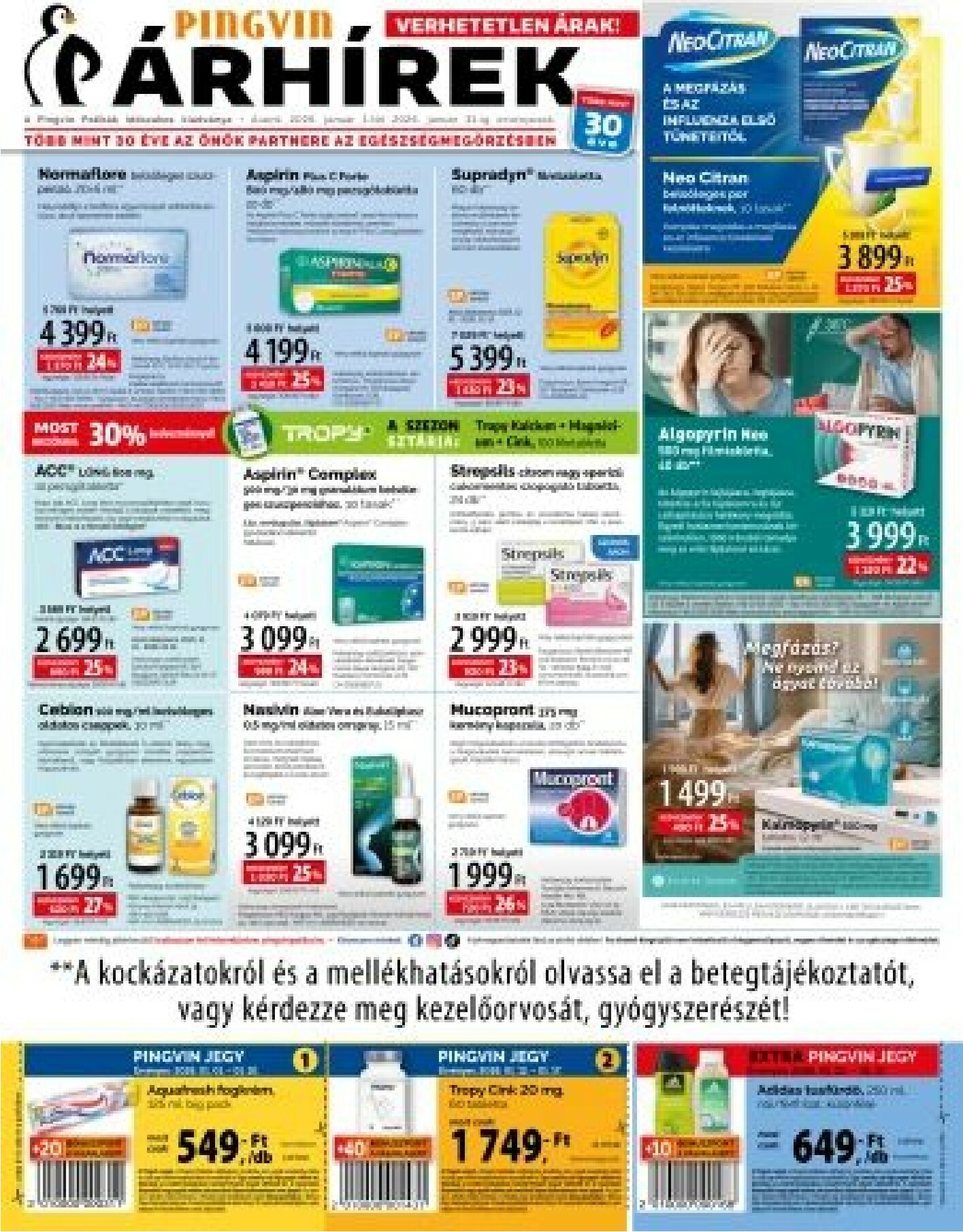 pingvin-patika - Pingvin Patika akciós újság, érvényes 01.01. - 01.31. - page: 4