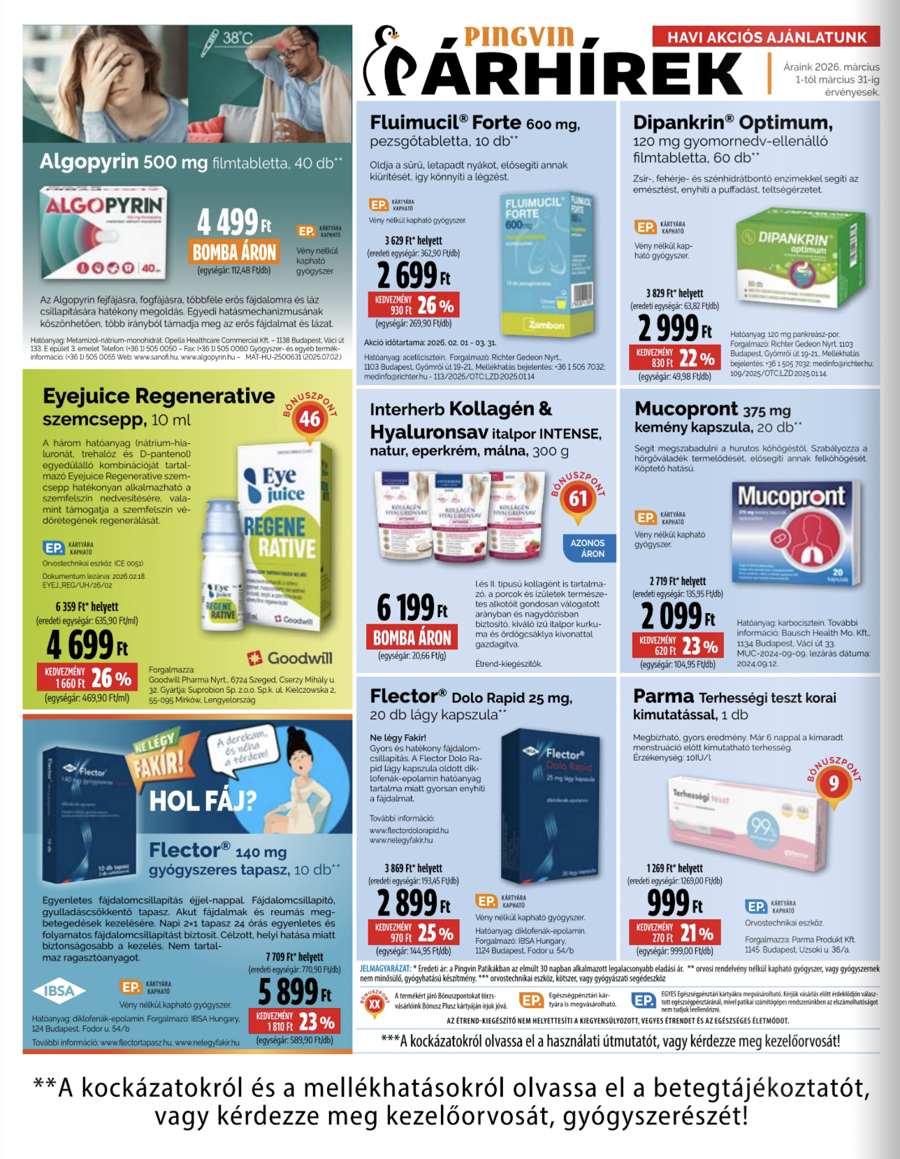 pingvin-patika - Pingvin Patika akciós újság, érvényes 2026.03.01. - 2026.03.31. - page: 8