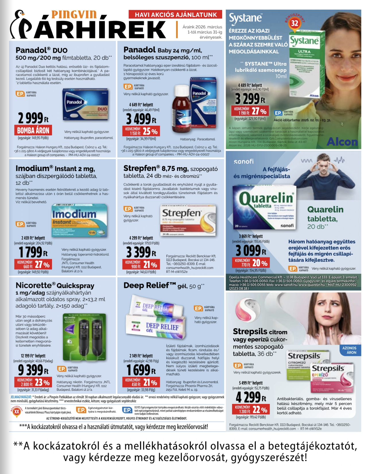 pingvin-patika - Pingvin Patika akciós újság, érvényes 2026.03.01. - 2026.03.31. - page: 11