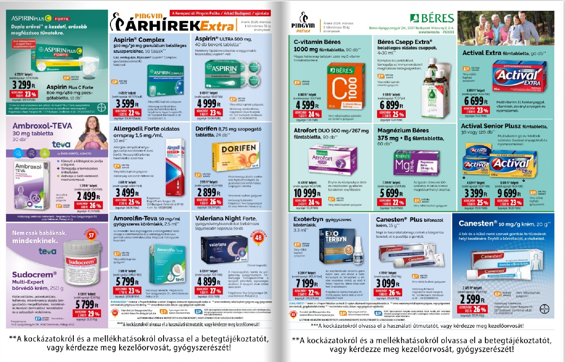 pingvin-patika - Pingvin Patika - Extra akciós újság, érvényes 2026.03.01. - 2026.03.31. - page: 4