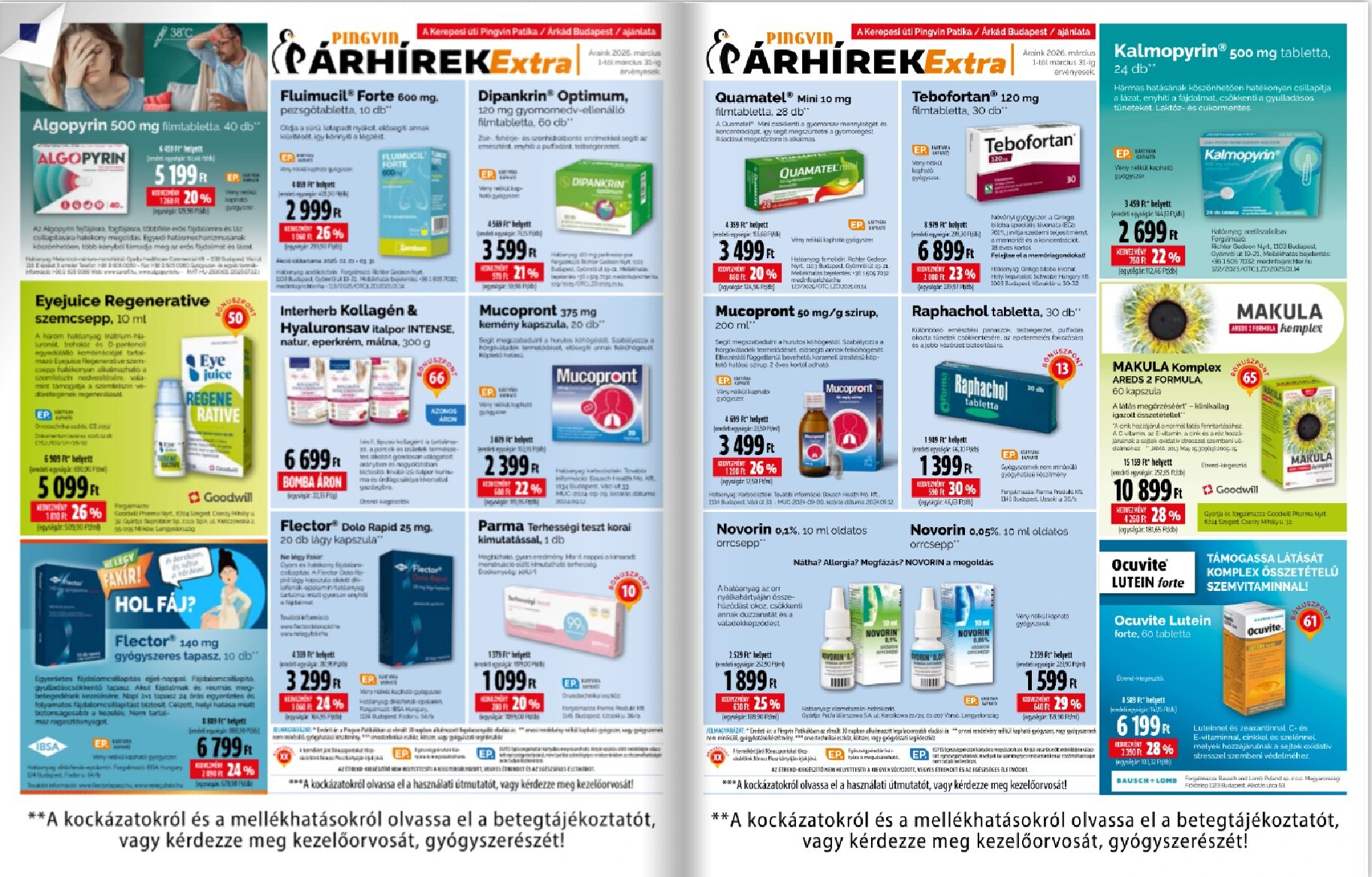 pingvin-patika - Pingvin Patika - Extra akciós újság, érvényes 2026.03.01. - 2026.03.31. - page: 6