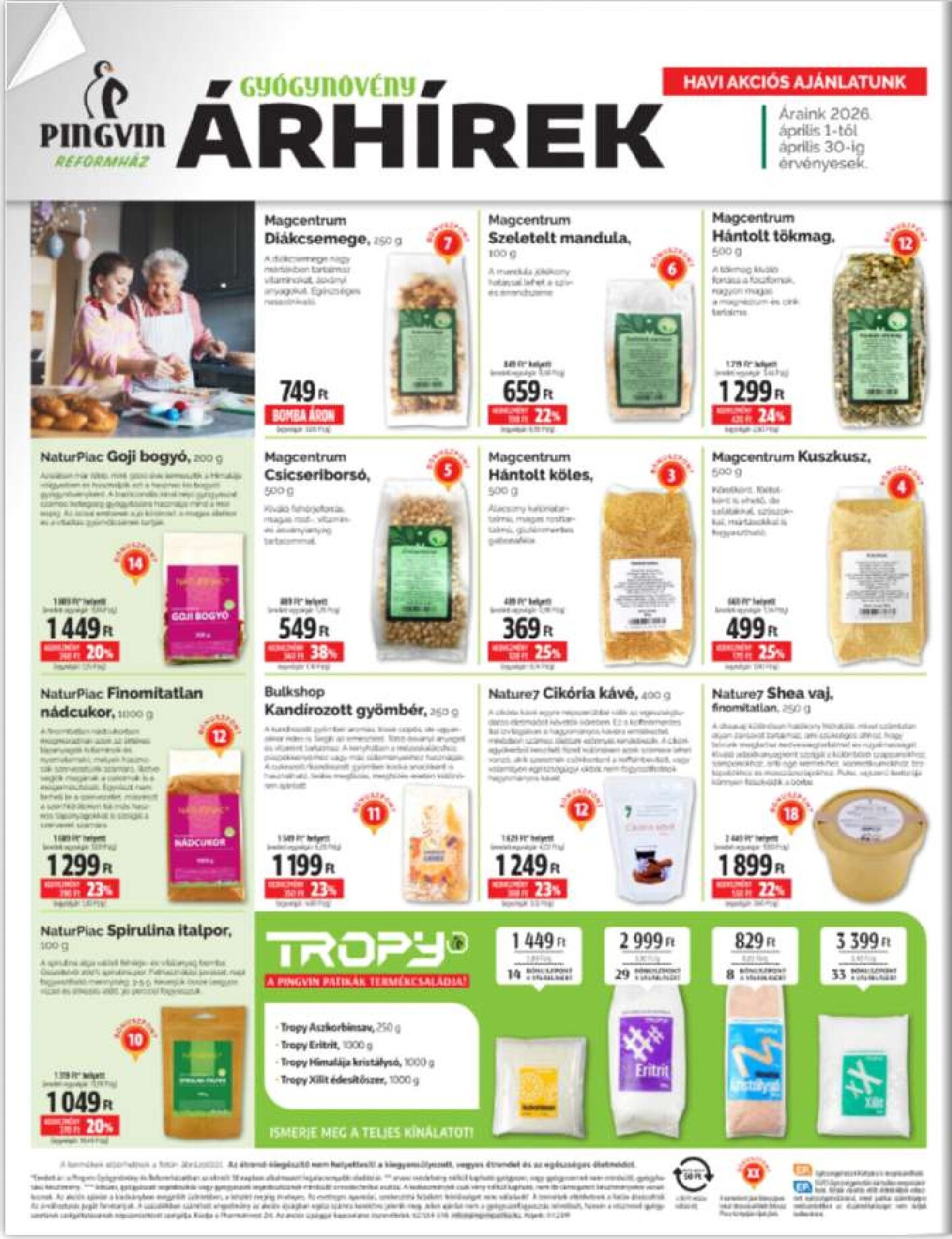 pingvin-patika - Aktuális Pingvin Patika - Reformház Árhírek szórólap érvényes szerdától 2026.04.01.-től csütörtöktől 2026.04.30.-ig - page: 3