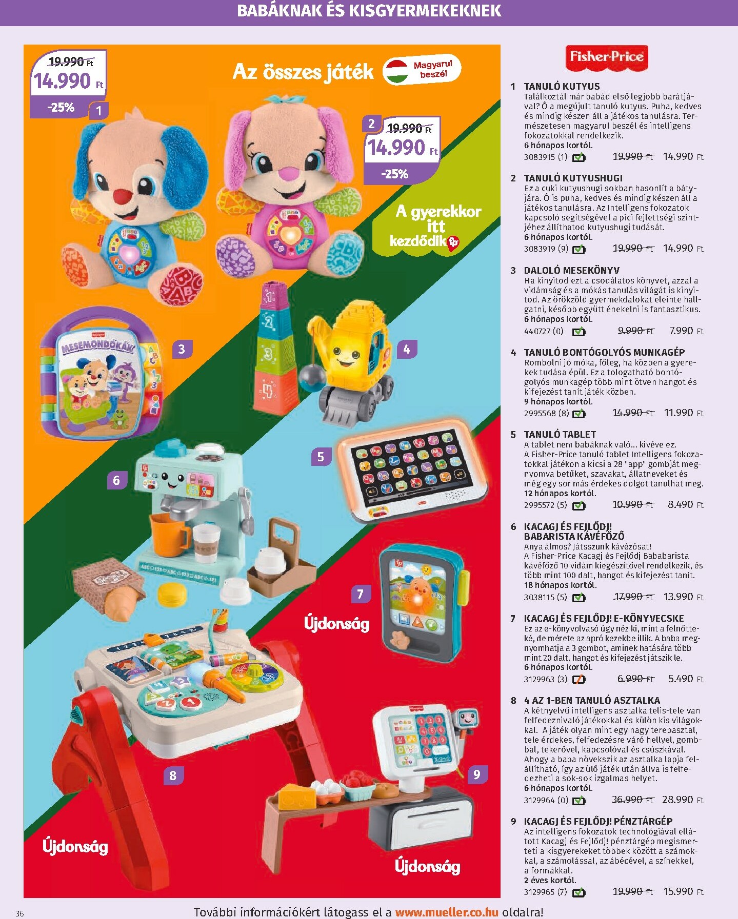 muller - Müller - Játékkatalógus akciós újság, érvényes 10.27. - 12.31. - page: 36 muller - Müller - Játékkatalógus akciós újság, érvényes 10.27. - 12.31. - page: 36