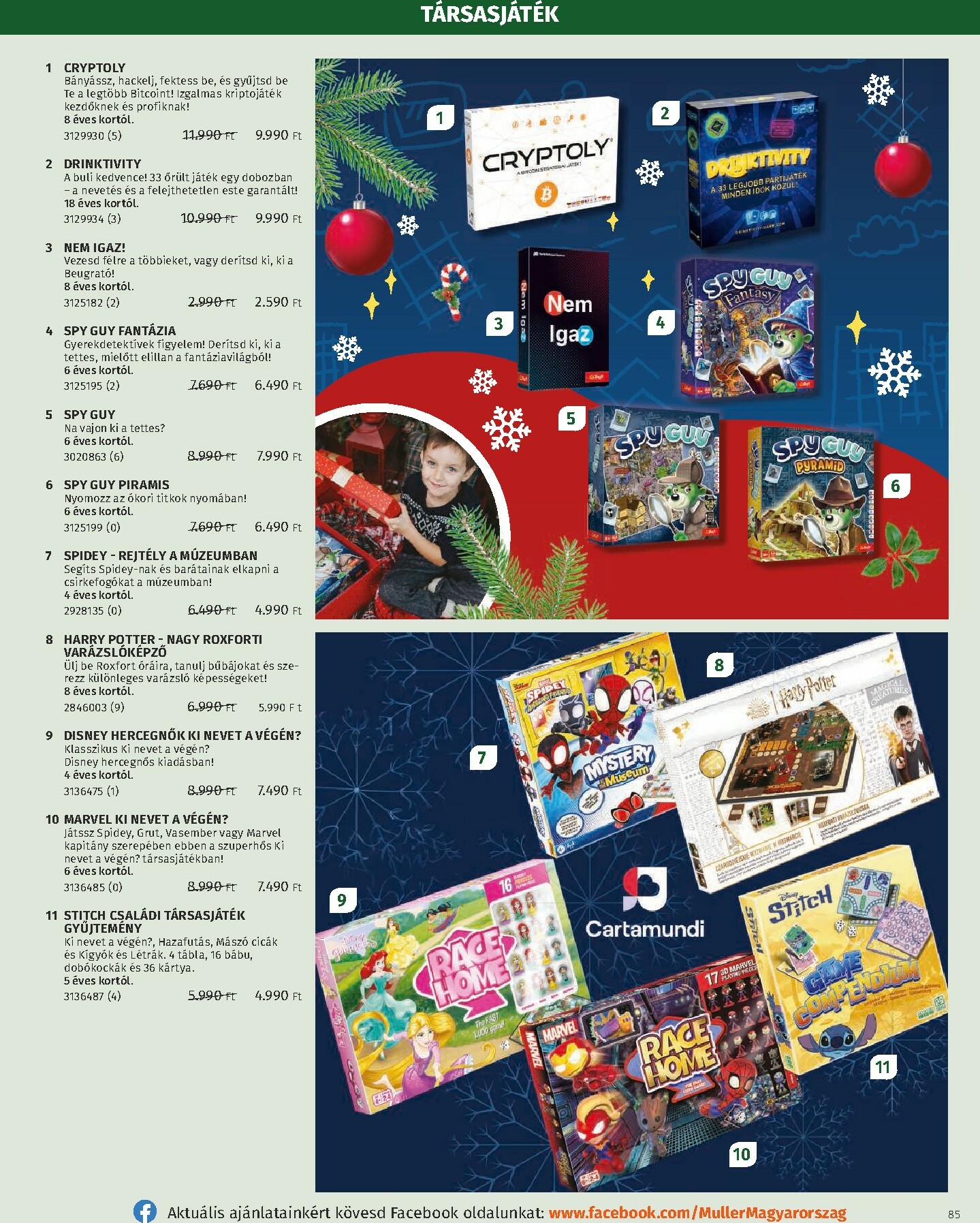 muller - Müller - Játékkatalógus akciós újság, érvényes 10.27. - 12.31. - page: 85 muller - Müller - Játékkatalógus akciós újság, érvényes 10.27. - 12.31. - page: 85