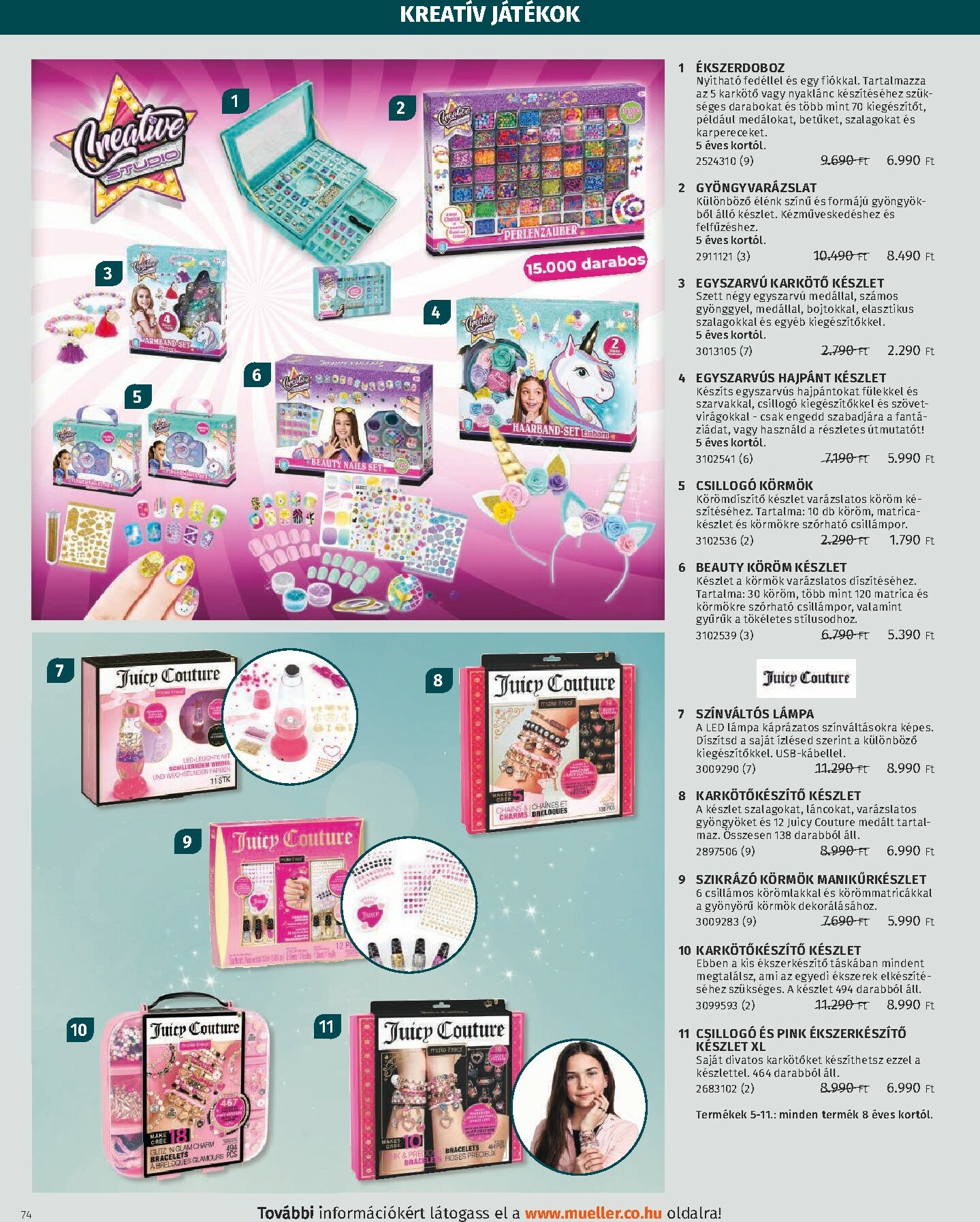 muller - Müller - Játékkatalógus akciós újság, érvényes 10.27. - 12.31. - page: 74 muller - Müller - Játékkatalógus akciós újság, érvényes 10.27. - 12.31. - page: 74