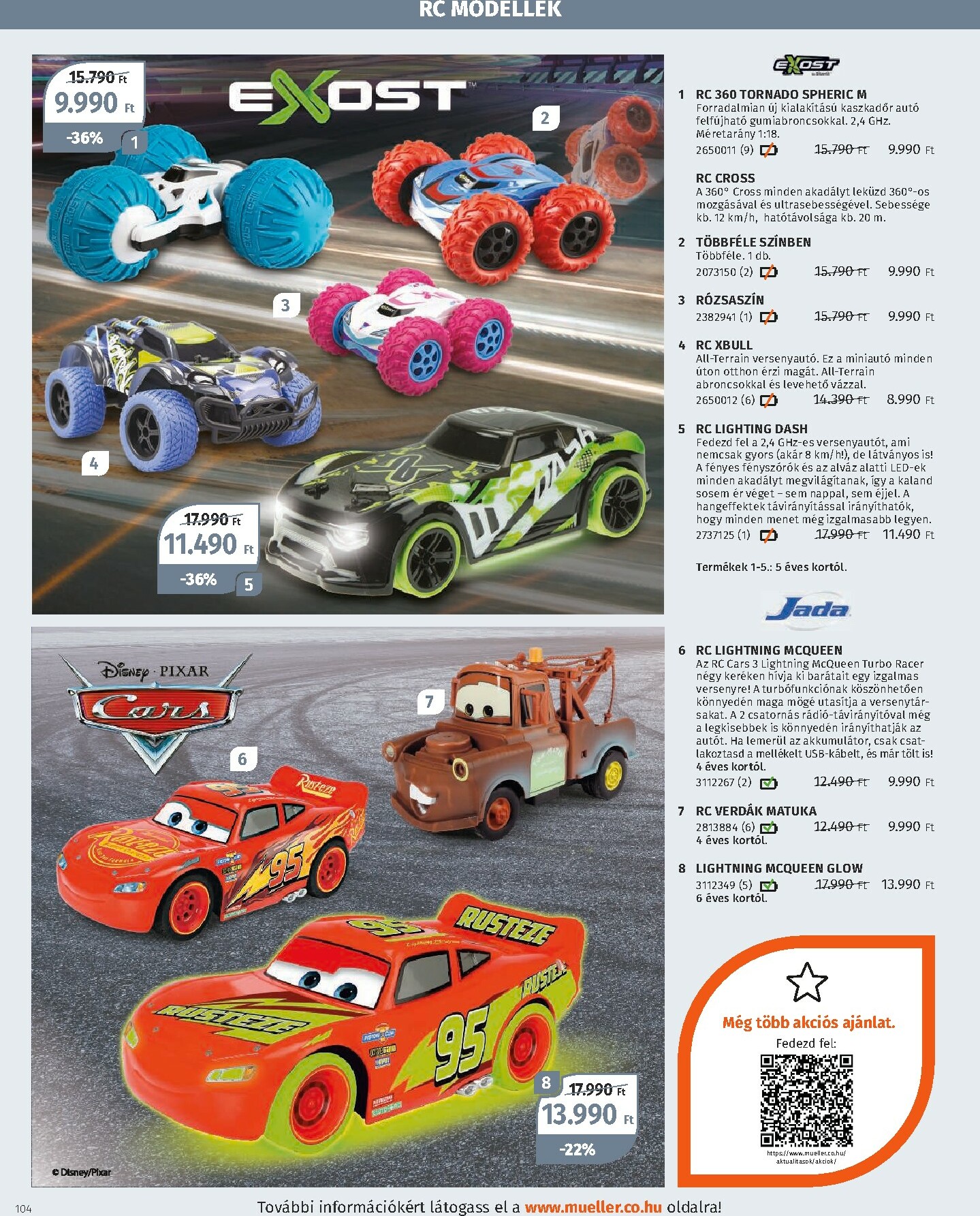 muller - Müller - Játékkatalógus akciós újság, érvényes 10.27. - 12.31. - page: 104 muller - Müller - Játékkatalógus akciós újság, érvényes 10.27. - 12.31. - page: 104