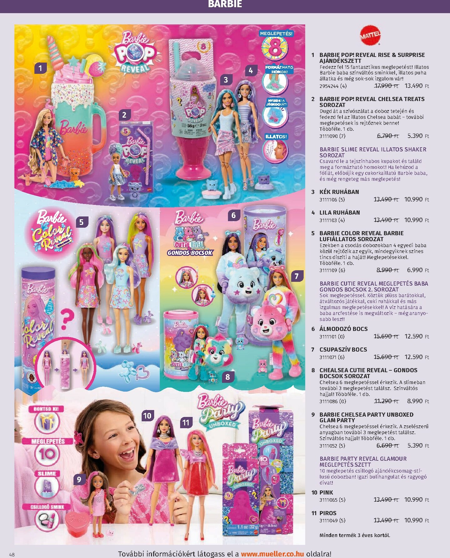 muller - Müller - Játékkatalógus akciós újság, érvényes 10.27. - 12.31. - page: 48 muller - Müller - Játékkatalógus akciós újság, érvényes 10.27. - 12.31. - page: 48
