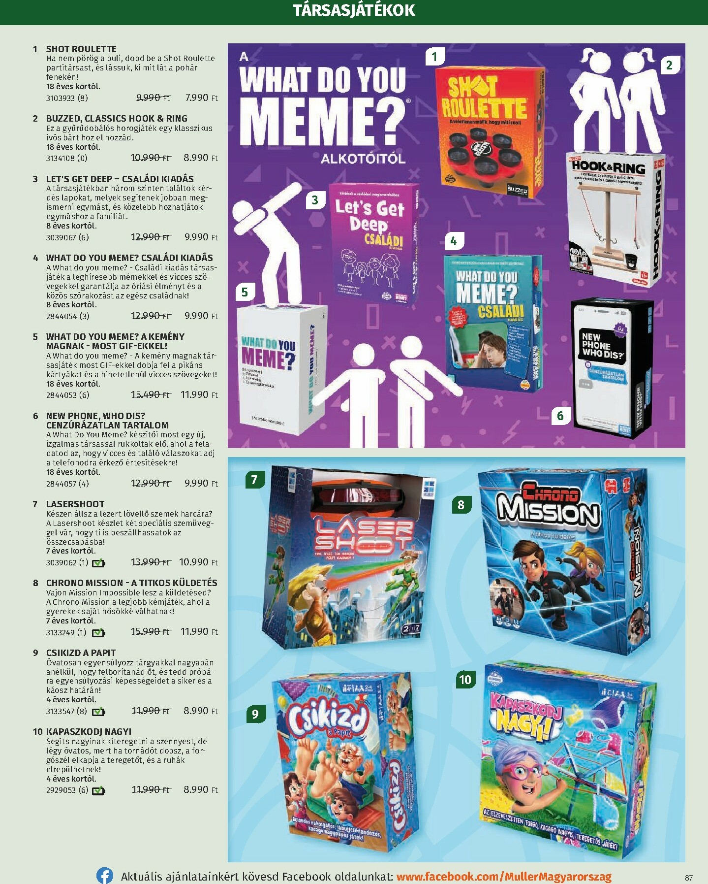 muller - Müller - Játékkatalógus akciós újság, érvényes 10.27. - 12.31. - page: 87 muller - Müller - Játékkatalógus akciós újság, érvényes 10.27. - 12.31. - page: 87