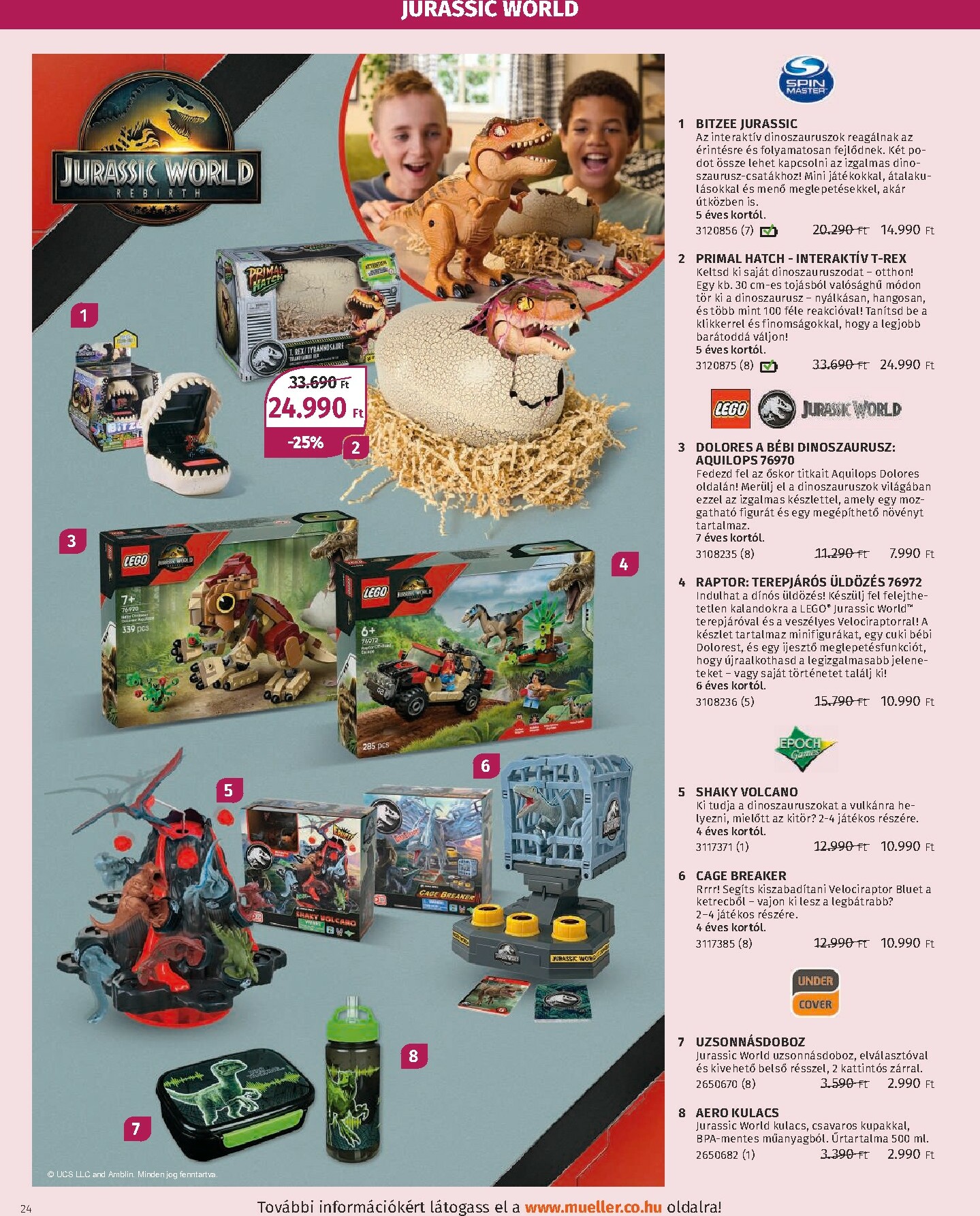 muller - Müller - Játékkatalógus akciós újság, érvényes 10.27. - 12.31. - page: 24 muller - Müller - Játékkatalógus akciós újság, érvényes 10.27. - 12.31. - page: 24