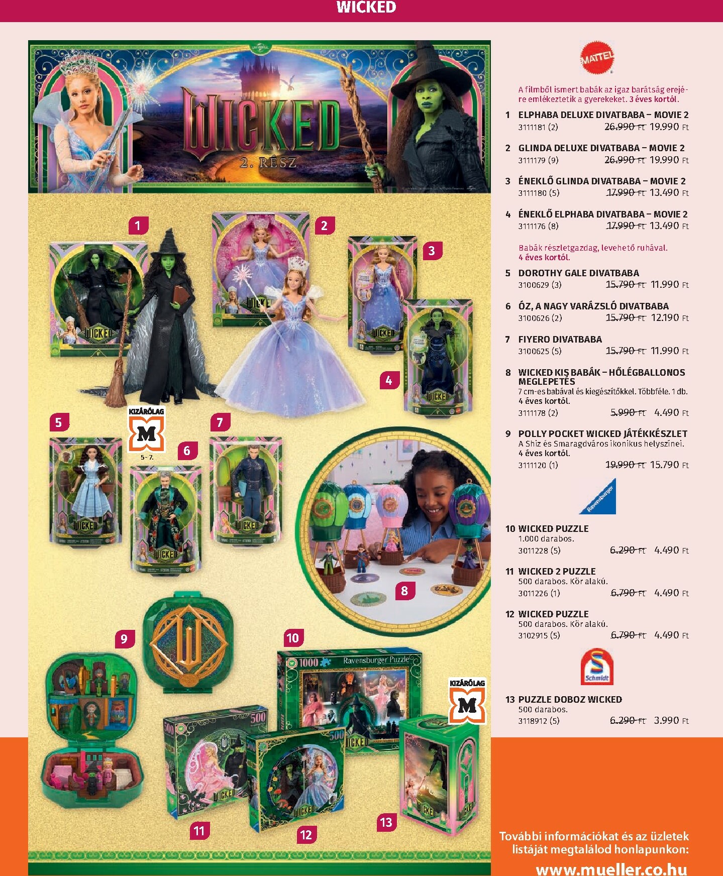 muller - Müller - Játékkatalógus akciós újság, érvényes 10.27. - 12.31. - page: 110 muller - Müller - Játékkatalógus akciós újság, érvényes 10.27. - 12.31. - page: 110