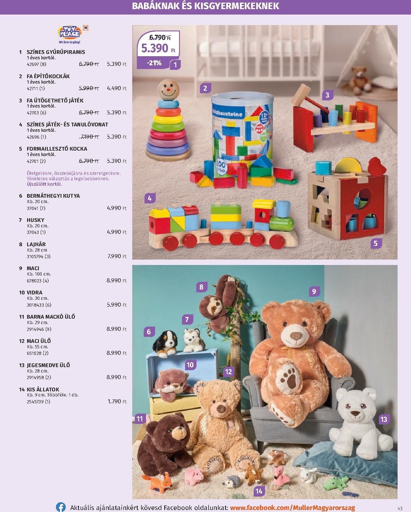 muller - Müller - Játékkatalógus akciós újság, érvényes 10.27. - 12.31. - page: 43 muller - Müller - Játékkatalógus akciós újság, érvényes 10.27. - 12.31. - page: 43