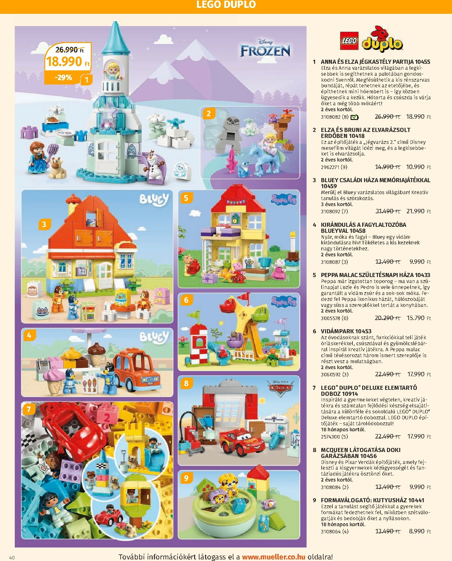 muller - Müller - Játékkatalógus akciós újság, érvényes 10.27. - 12.31. - page: 40 muller - Müller - Játékkatalógus akciós újság, érvényes 10.27. - 12.31. - page: 40