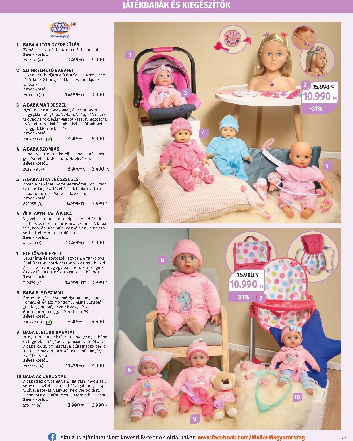 muller - Müller - Játékkatalógus akciós újság, érvényes 10.27. - 12.31. - page: 49 muller - Müller - Játékkatalógus akciós újság, érvényes 10.27. - 12.31. - page: 49