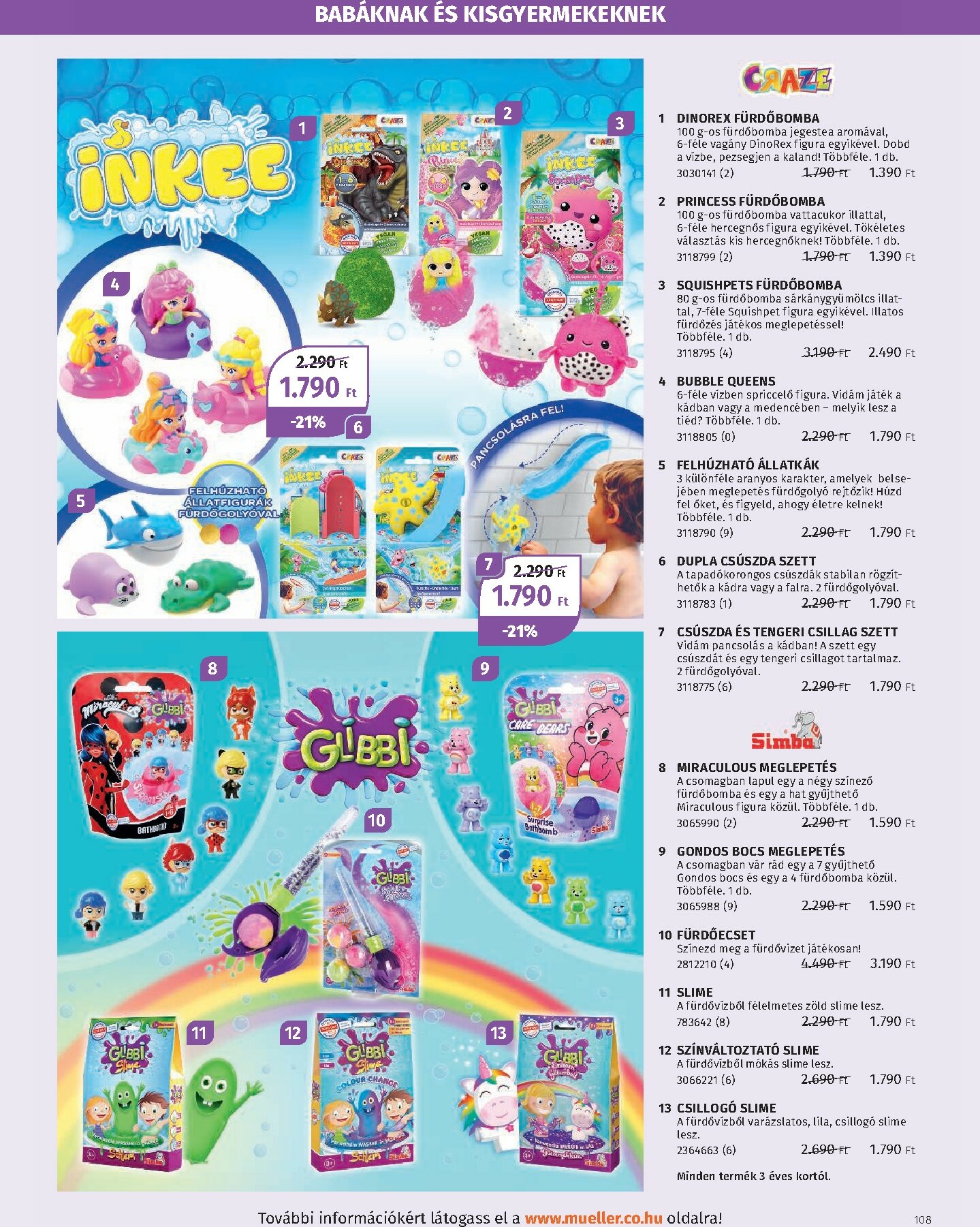 muller - Müller - Játékkatalógus akciós újság, érvényes 10.27. - 12.31. - page: 108 muller - Müller - Játékkatalógus akciós újság, érvényes 10.27. - 12.31. - page: 108