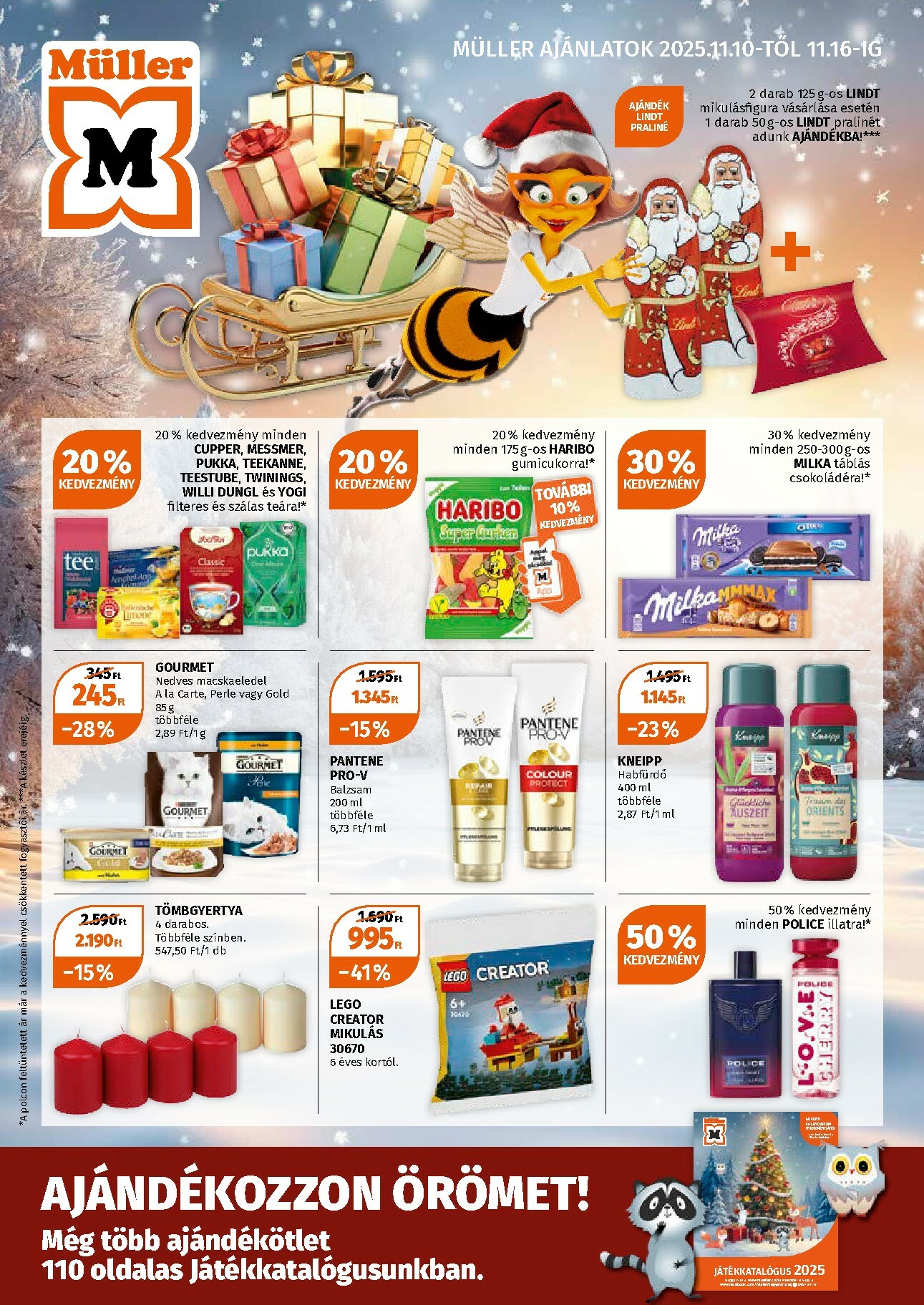 muller - Müller akciós újság, érvényes 11.10. - 11.16.