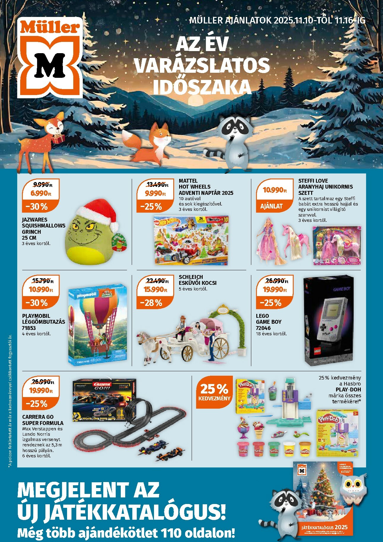 muller - Müller - Az év varázslatos idöszaka akciós újság, érvényes 11.10. - 11.16.