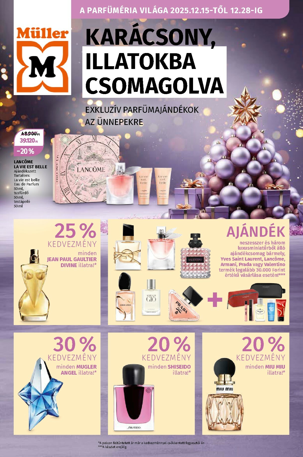 muller - Müller - Szépség akciós újság, érvényes 12.15. - 12.28.
