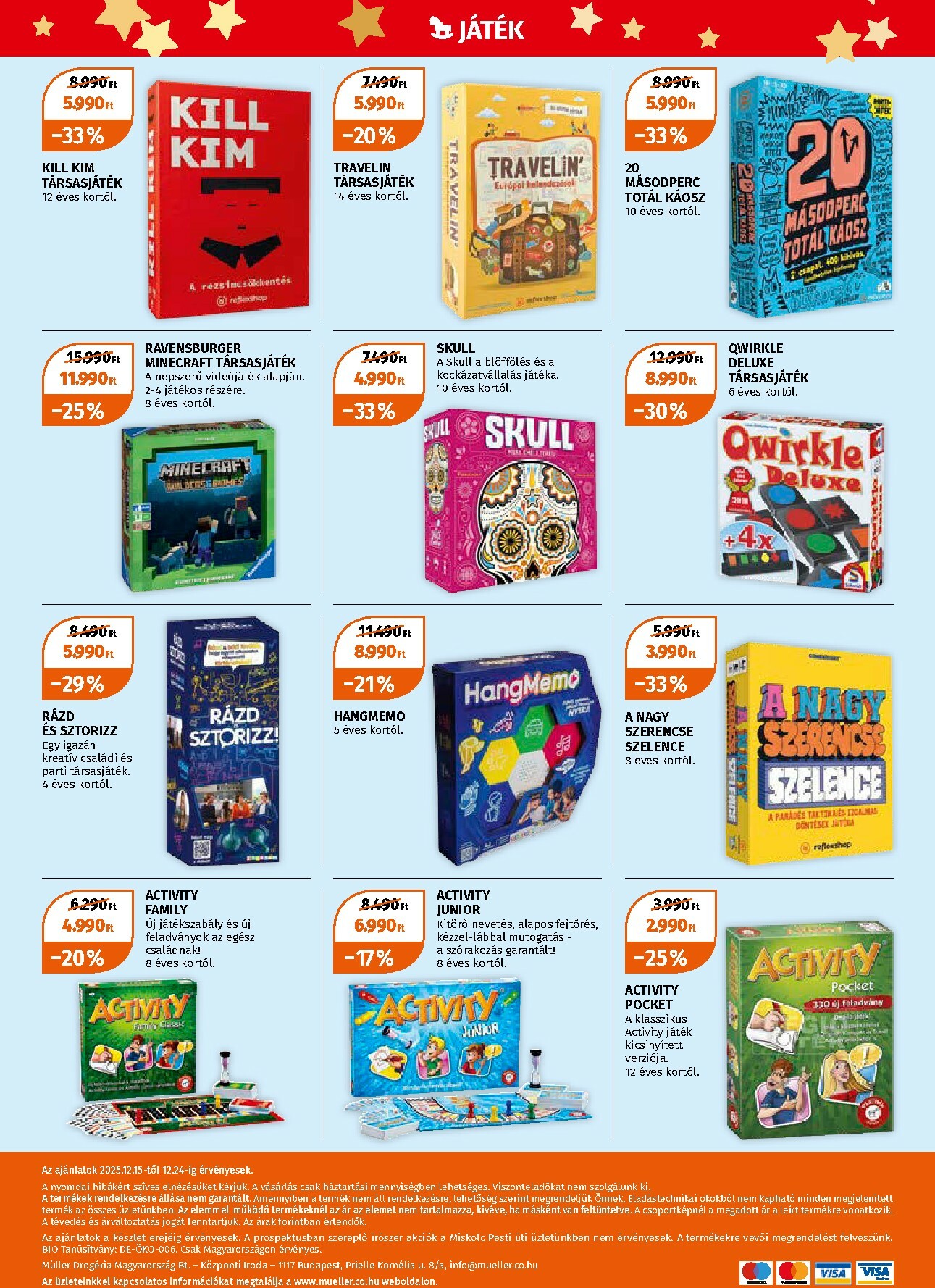 muller - Müller - Játékprospektus akciós újság, érvényes 12.15. - 12.24. - page: 12