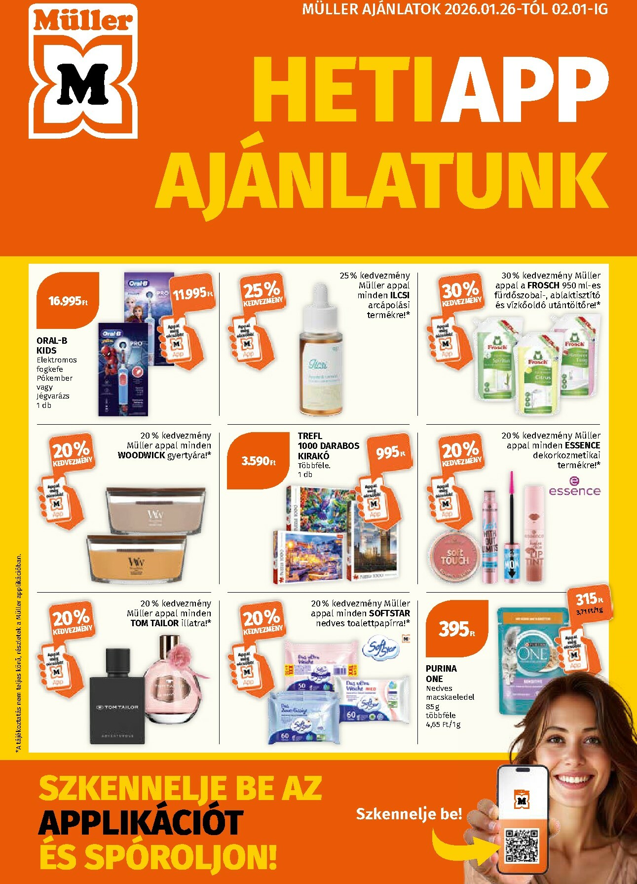 muller - Müller akciós újság, érvényes 01.26. - 02.01. - page: 1