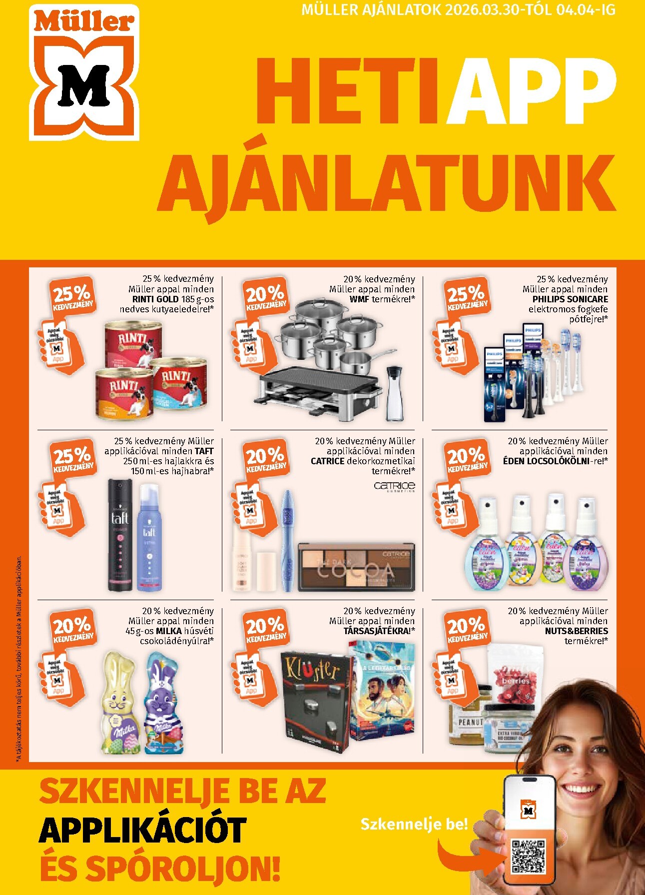 muller - Müller - Heti App Ajánlatunk akciós újság, érvényes 2026.03.30. - 2026.04.04.