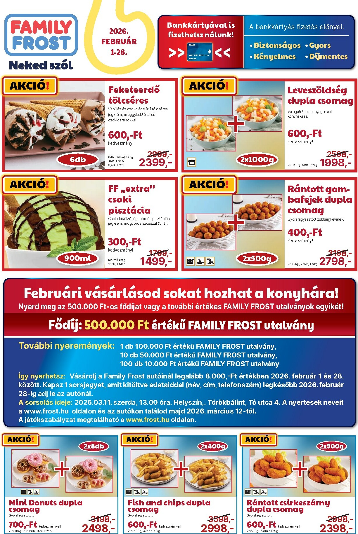 family-frost - Family Frost akciós újság, érvényes 2026.02.01. - 2026.02.28. - page: 1