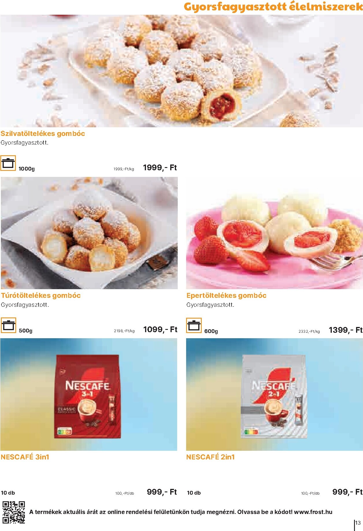 family-frost - Aktuális Family Frost - Katalógus szórólap érvényes szerdától 2026.04.01.-től csütörtöktől 2026.04.30.-ig - page: 13